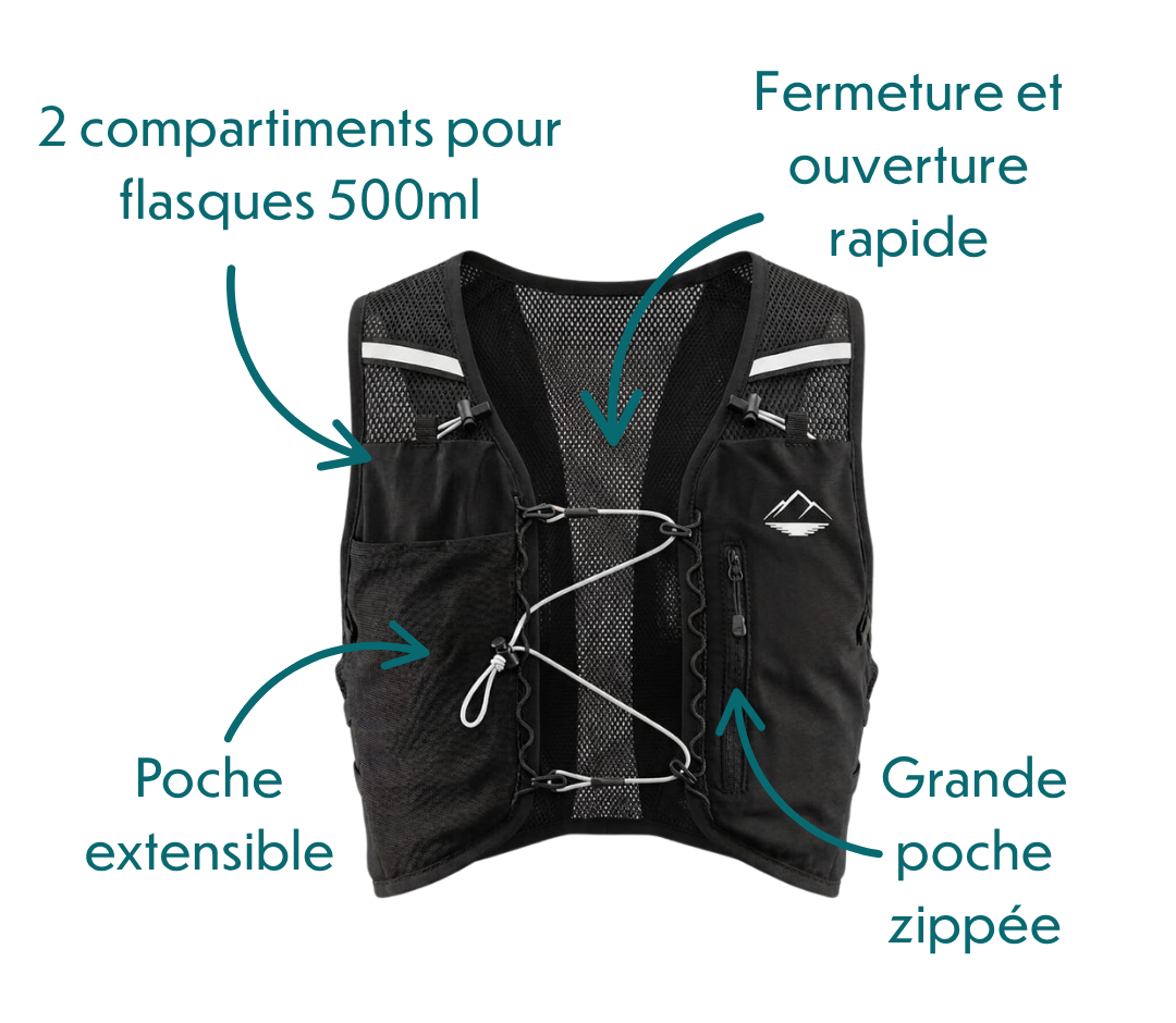 Sac d'hydratation 6L ultra-léger