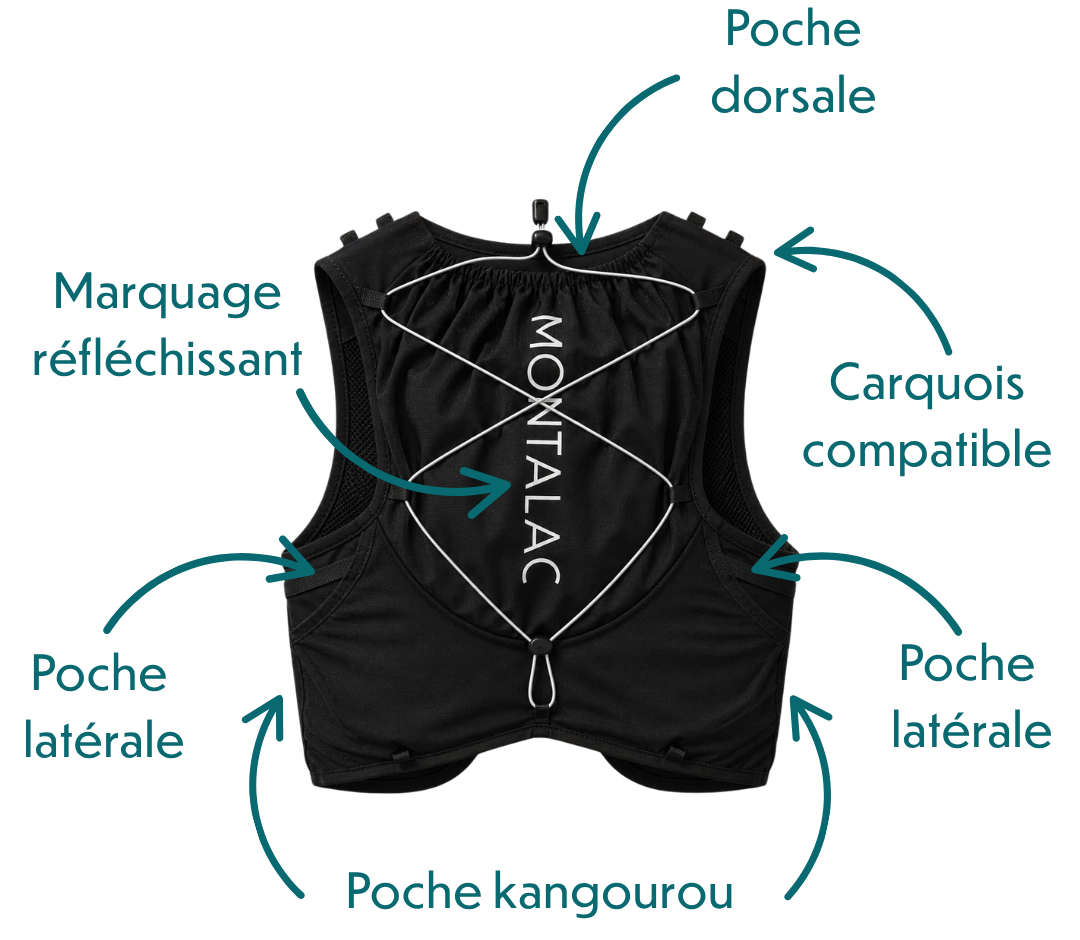 Sac d'hydratation 6L ultra-léger